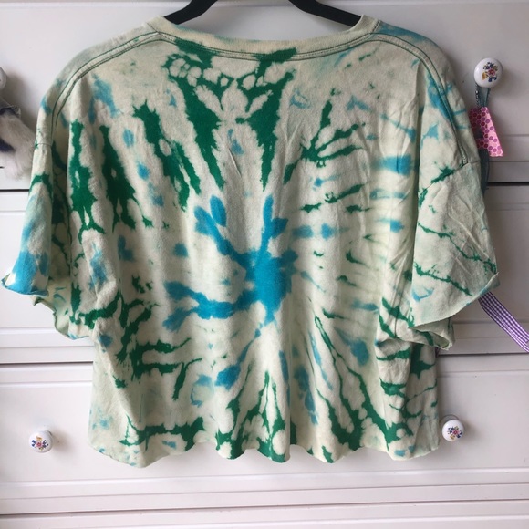 Boston Cropped & Bleached Tee - Picture 2 of 3